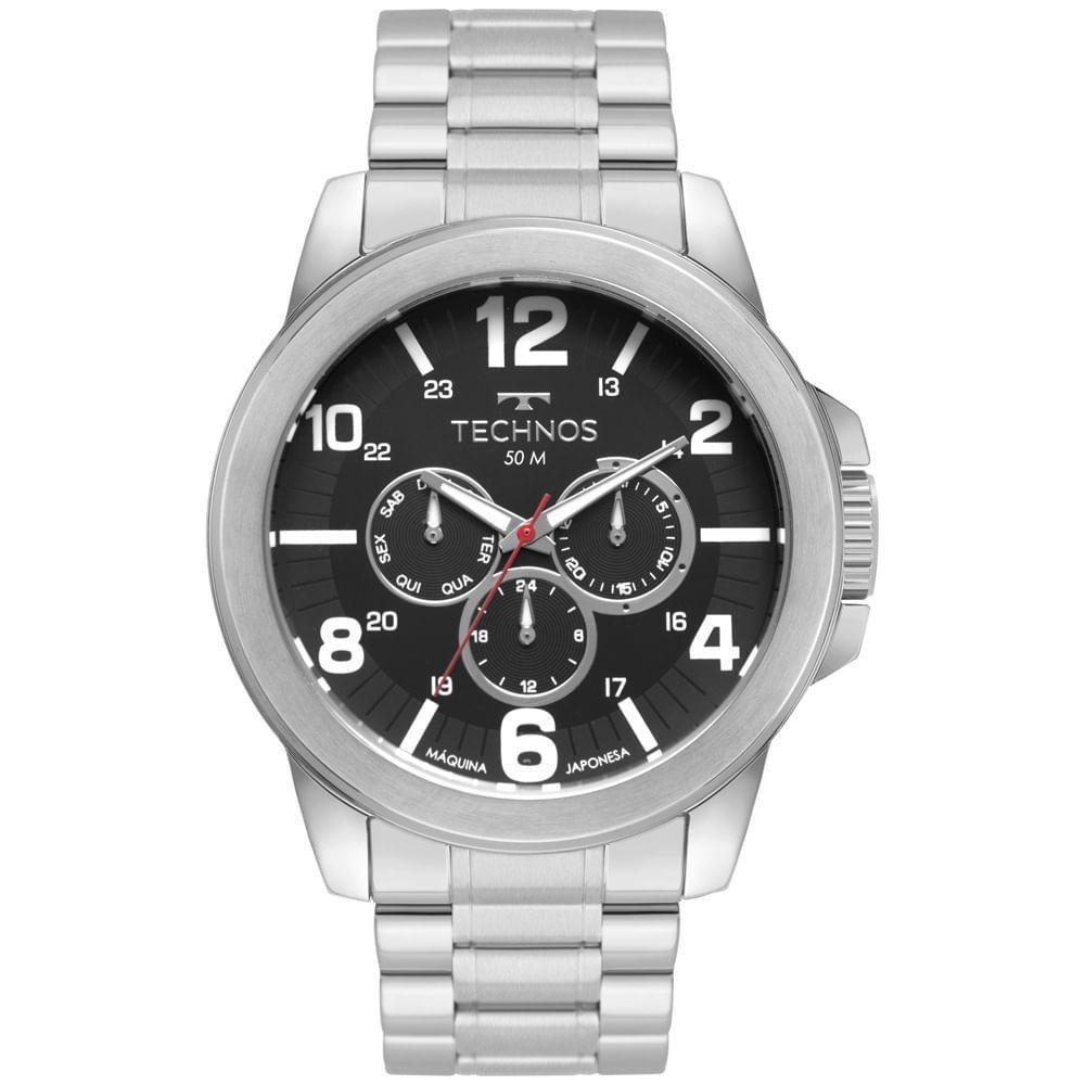 Relógio Technos Masculino Racer Prata - 6p29alm/1p 6p29alm/1p - 1