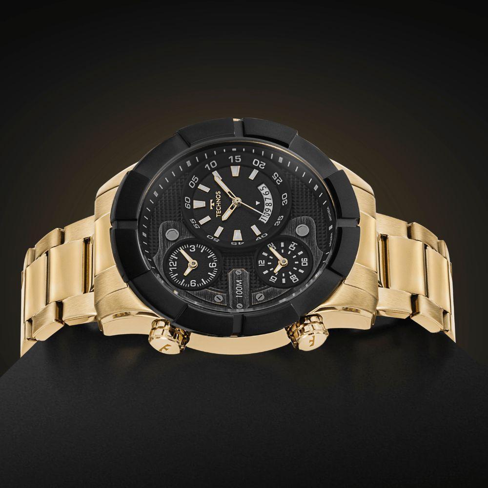 Relógio Technos Masculino Legacy Dourado - 20153maqab/1p 20153maqab/1p - 4