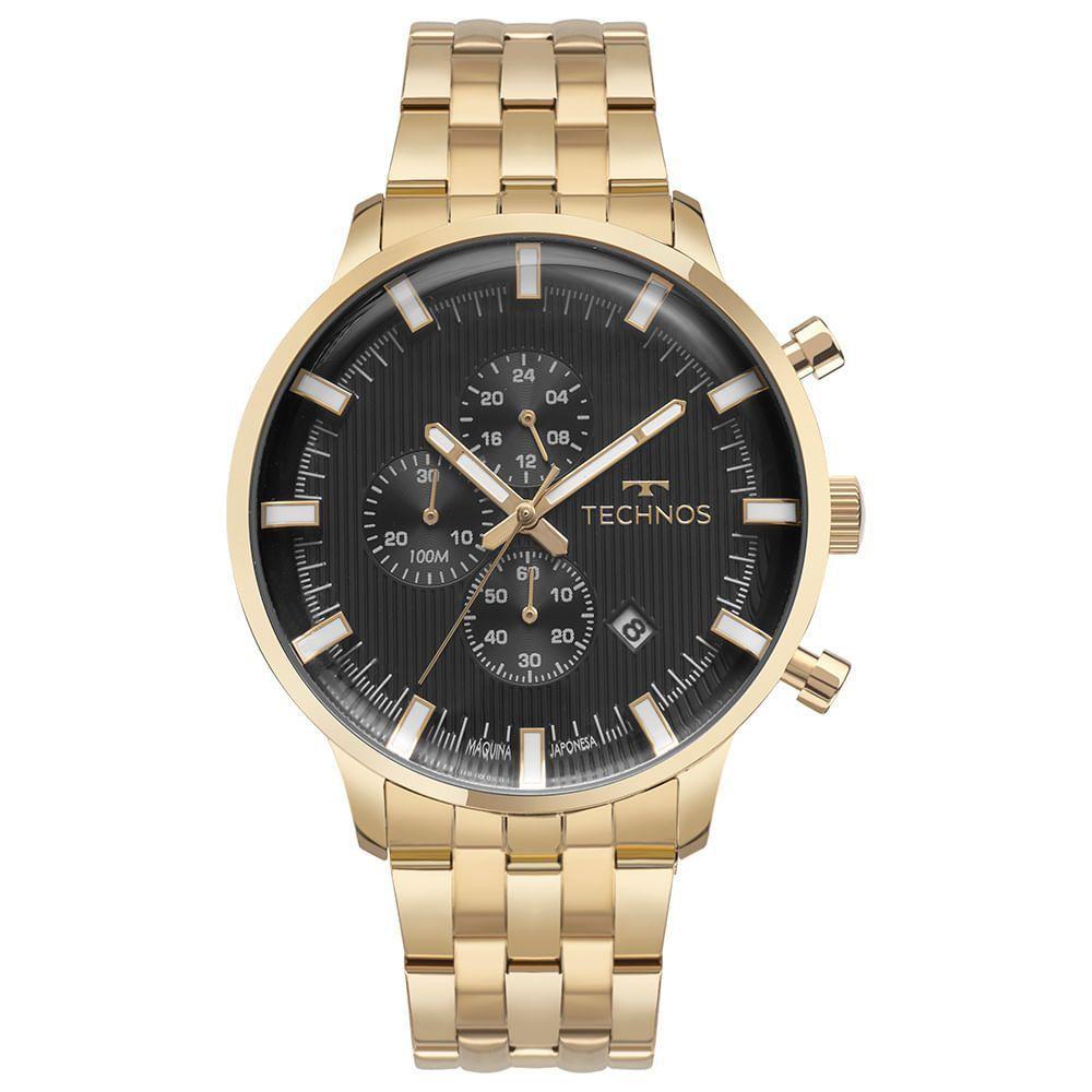 Relógio Technos Masculino Grandtech Dourado - Js15enq/1p Js15enq/1p - 1
