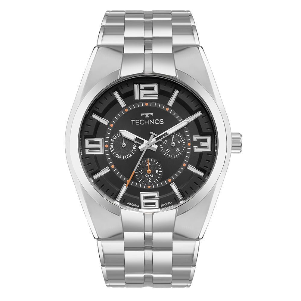 Relógio Technos Masculino Skymaster Prata - 6p29amc/1p 6p29amc/1p - 1