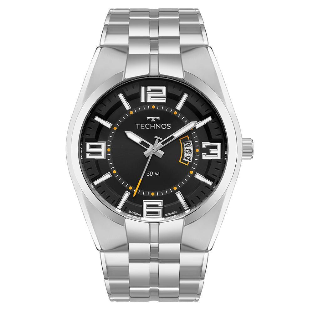 Relógio Technos Masculino Skymaster Prata - 2115txk/1p 2115txk/1p - 1