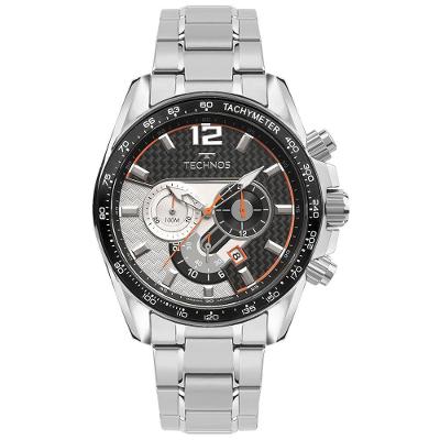 Relógio Technos Masculino Ts Carbon Prata - Js25bbh/1p Js25bbh/1p