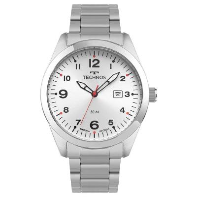 Relógio Technos Masculino Militar Prata - 2115tyr/1k