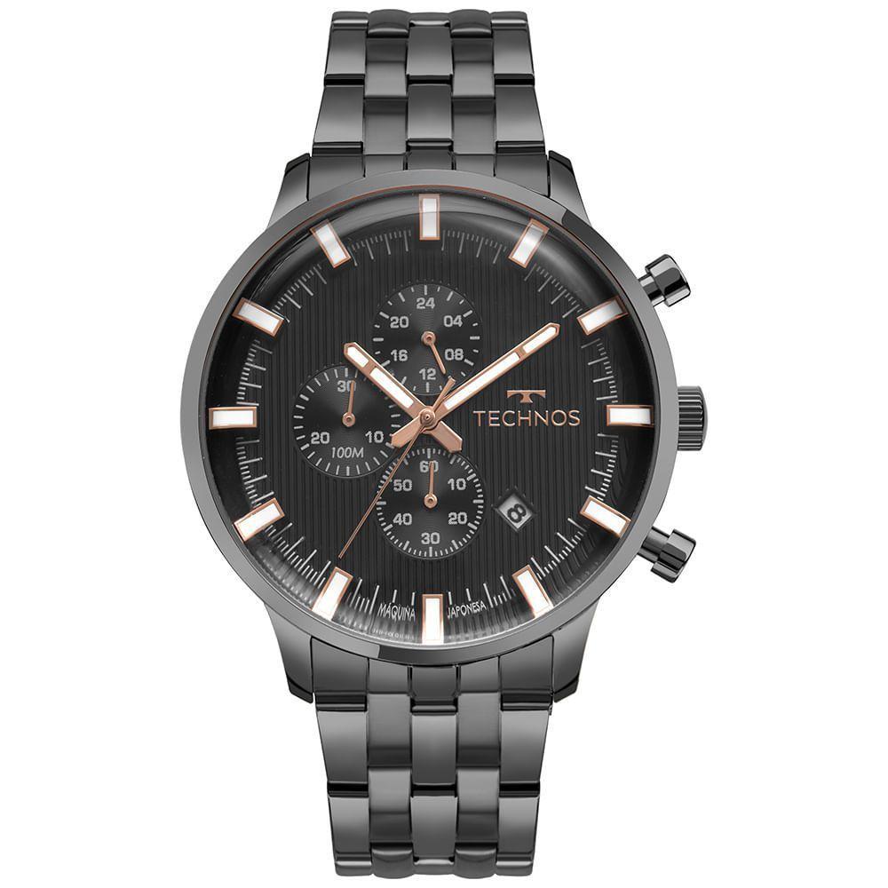 Relógio Technos Masculino Grandtech Grafite - Js15ent/1p Js15ent/1p - 1