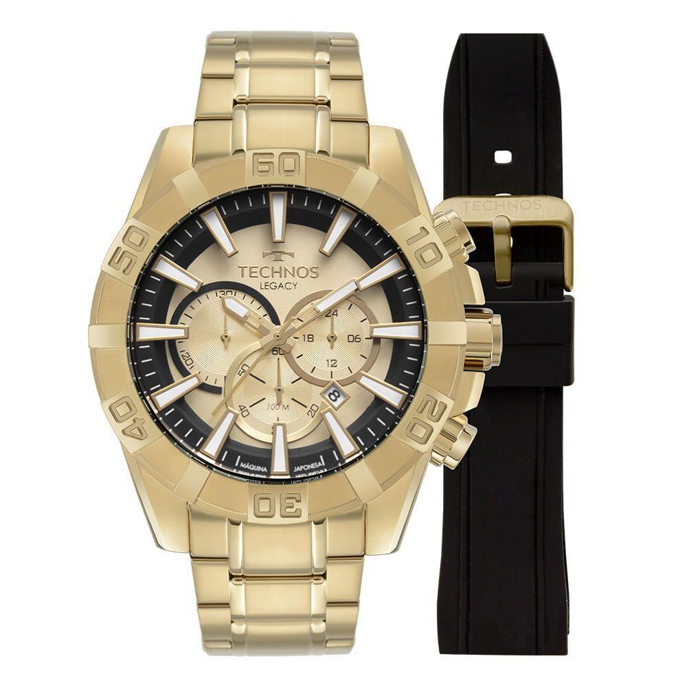 Relógio Technos Masculino Legacy Dourado - Js26aet/t1d Js26aet/t1d - 1