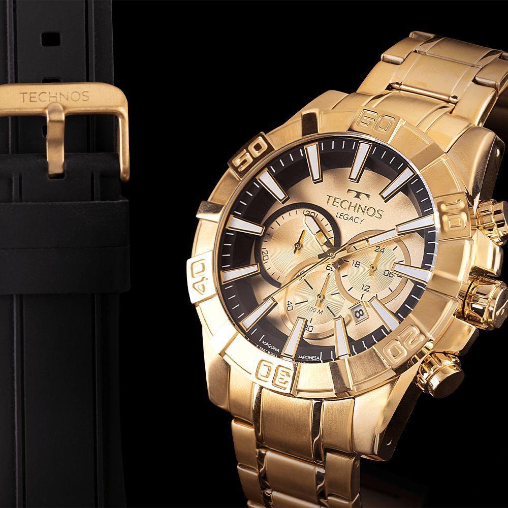 Relógio Technos Masculino Legacy Dourado - Js26aet/t1d Js26aet/t1d - 6