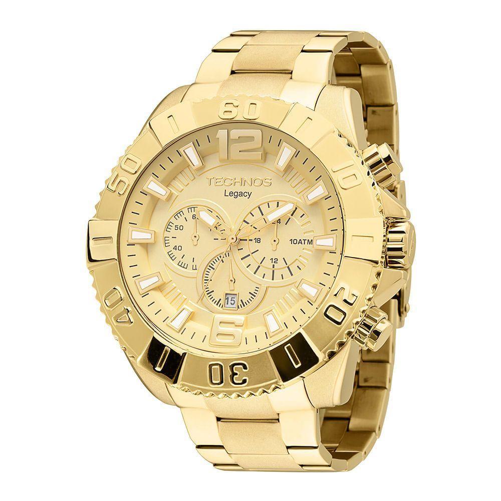 Relógio Technos Masculino Legacy Dourado - Os20ibs/4x Os20ibs/4x - 1