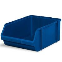 Caixa Gaveta Plástica Bin Nº 9, 57x38x23cm, Com 02 Unidades, Azul, Usada - 2
