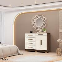 Cômoda Sapateira Armario Multiuso Sirius - Vlr Móveis Imbuia-champanhe - 1