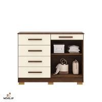 Cômoda Sapateira Armario Multiuso Sirius - Vlr Móveis Imbuia-champanhe - 5