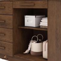 Cômoda Sapateira Armario Multiuso Sirius - Vlr Móveis Imbuia Rústico - 7