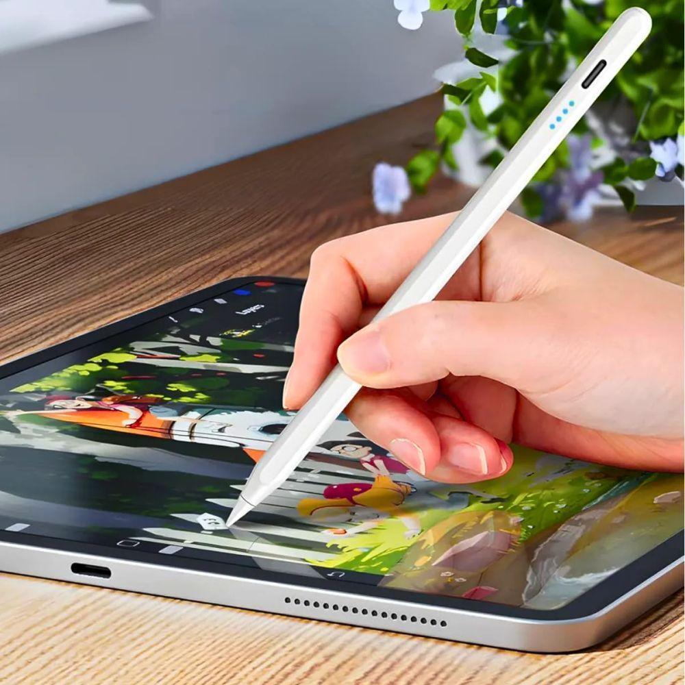 Caneta Digital Universal Touchscreen Ponta Fina - Branca - 4