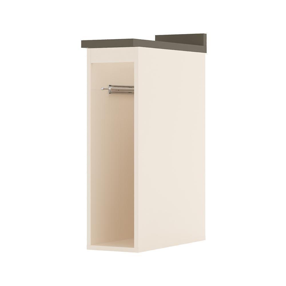 Balcão Porta Toalha Com Tampo Connect Off White-duna - Móveis Henn Off White-duna - 1