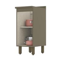 Balcão 1 Porta 35cm Duna-cristal Com Tampo Connect - Móveis Henn Duna-cristal - 2