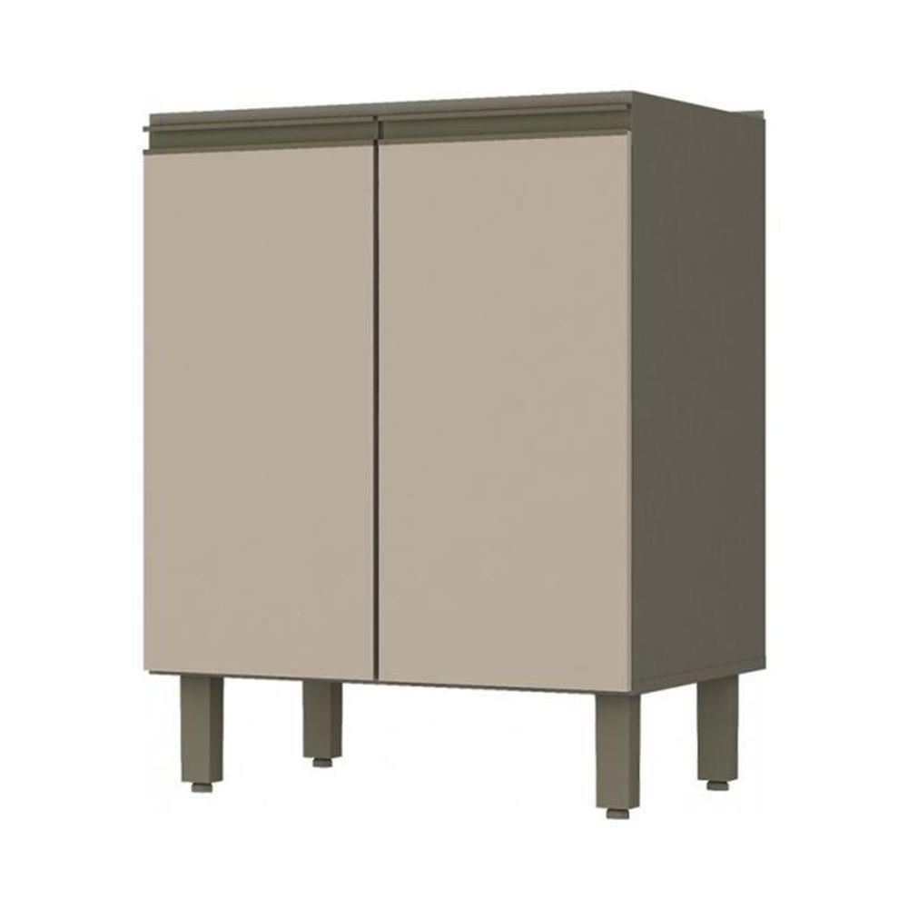 Balcão 2 Portas 60cm Sem Tampo Connect Duna-cristal - Móveis Henn Duna-cristal - 1