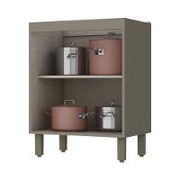 Balcão 2 Portas 60cm Sem Tampo Connect Duna-cristal - Móveis Henn Duna-cristal - 2