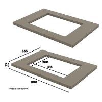 Balcão Forno Embutir Connect Duna-cristal Com Tampo Cooktop - Móveis Henn Duna-cristal - 3