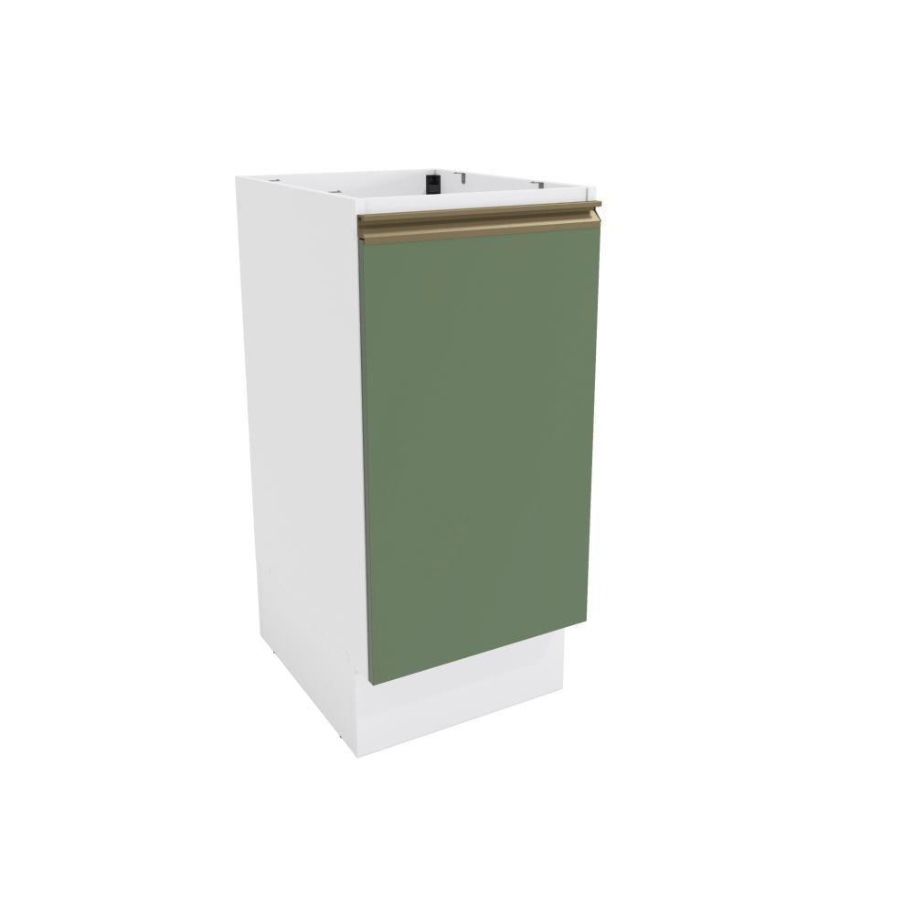 Balcão Celeste Kappesberg 100% Mdf 1 Porta Branco/verde 40cm - 1