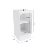 Balcão Celeste Kappesberg 100% Mdf 1 Porta Branco/verde 40cm - 5