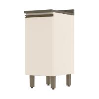 Balcão 1 Porta 35cm Off White-duna Com Tampo Connect - Móveis Henn Off White-duna - 1