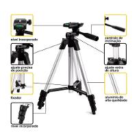 Kit Mini Nível Laser 20m Com Tripé 2 Linhas E Bateria Recarregável - 5