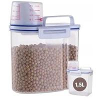 Pote Hermético Com Medidor Plástico Pp 1,5 Litros Clink - 4