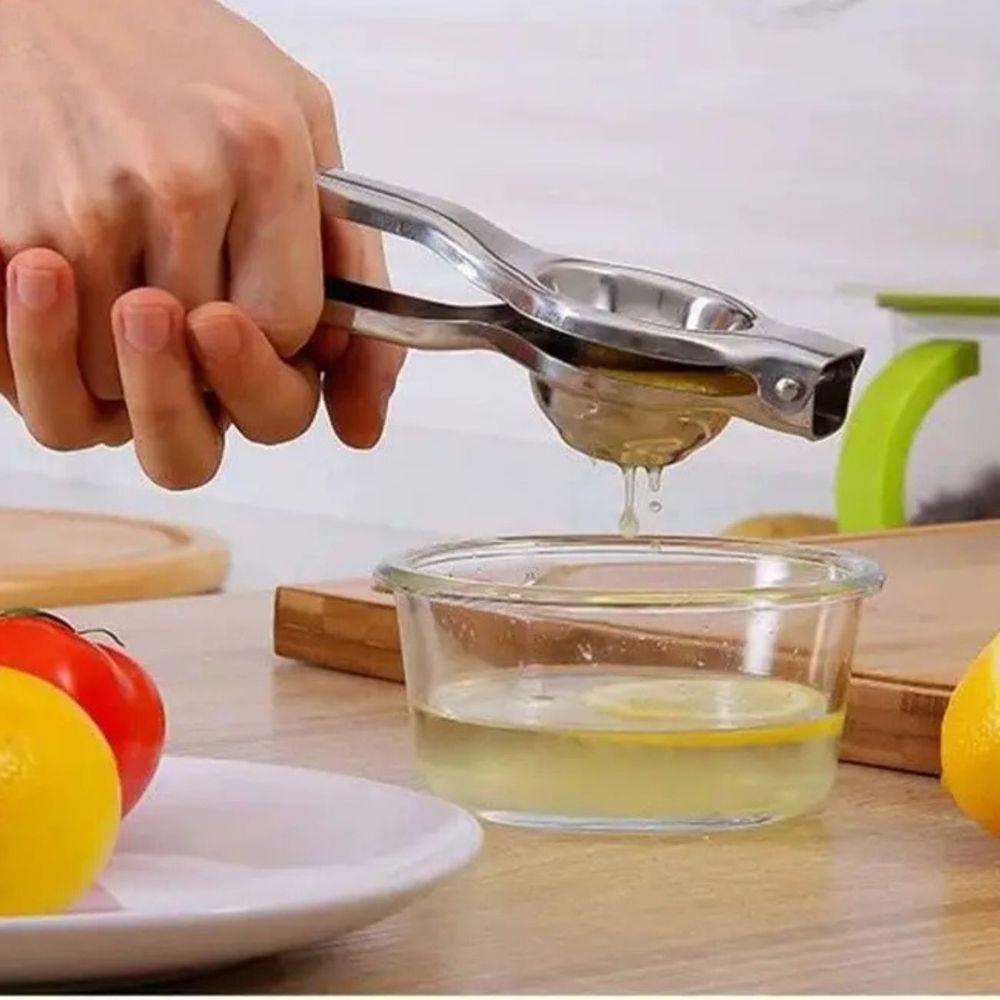 Espremedor De Limão Aço Inox Maciço Resistente 20 Cm - 2