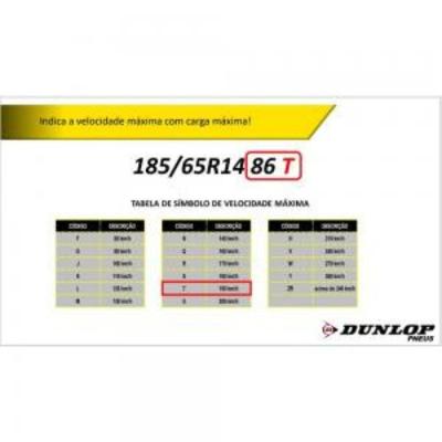 Kit 2 Pneus Dunlop Sp Touring R1 - 185/65 R14 Preto