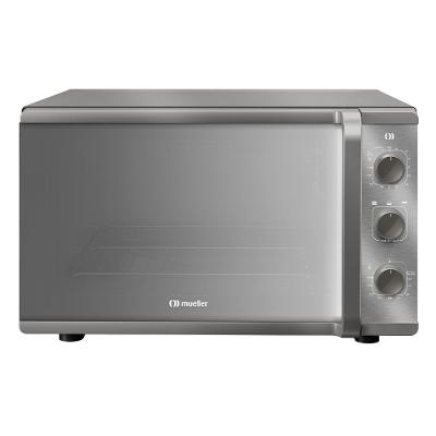 Forno Elétrico De Bancada Mueller Espelhado 50 Litros E 3 Modos De Assar MFB50K Cinza 110V