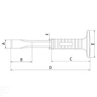 Talhadeira Com Empunhadura 12'' Tramontina Pro Tramontina