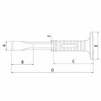 Talhadeira Com Empunhadura 12'' Tramontina Pro Tramontina - 6