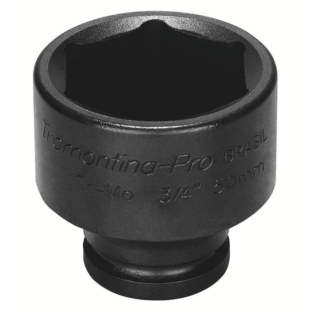 Soquete De Impacto Sextavado Em Aço Cromo Molibdênio 18 Mm - Encaixe 3/4'' Tramontina Pro Tramontina - 1