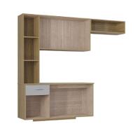 Cozinha Poquema Suspensa Com Balcão Isis Damasco/off White - 2