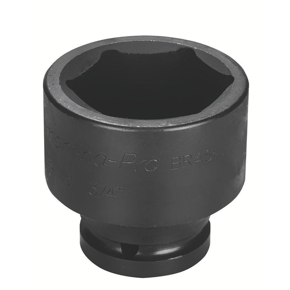 Soquete De Impacto Sextavado Em Aço Cromo Molibdênio 1.1/4" - Encaixe 3/4'' Pro - 1