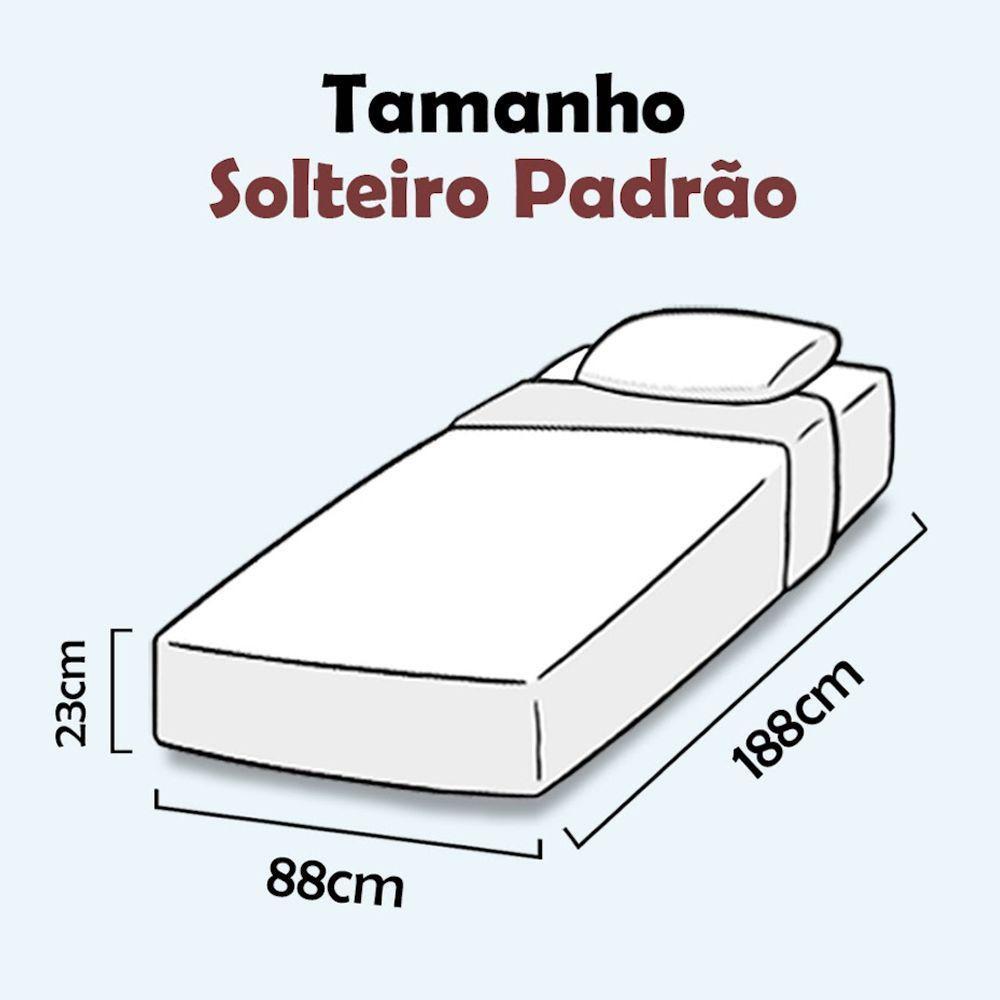 Colchão Solteiro Espuma D33 Ortopédico Piemonte 88x188x23cm - Maestro Colchões - 2