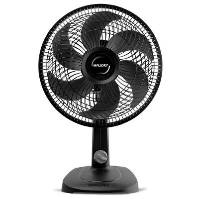Ventilador de Mesa Mallory 30cm 6 Pás 3 Velocidades Preto 110V