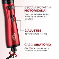 Escova Rotativa Mondial Infinity ER-11-KR Vermelho 220V
