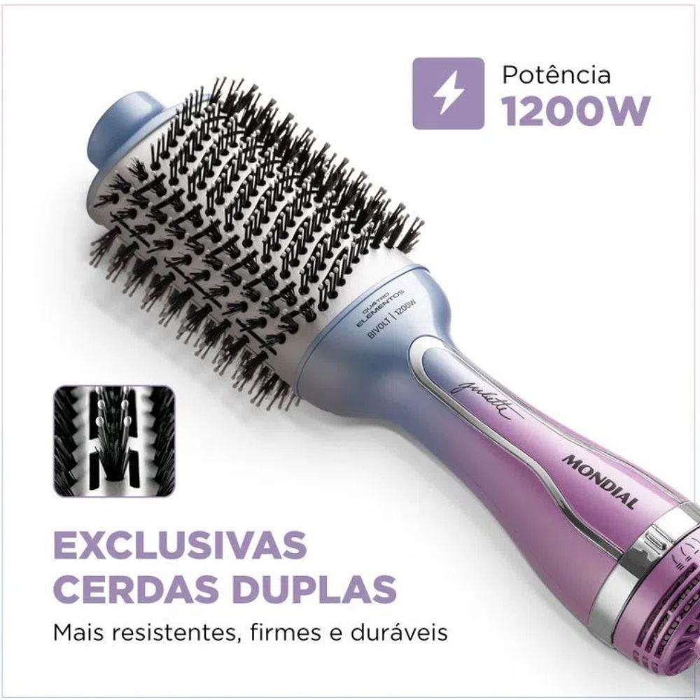 Escova Secadora Mondial By Juliette ES-JU-03 Azul/Rosa Bivolt - 3