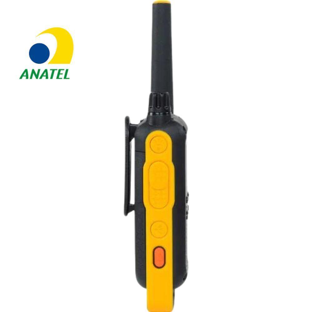 Kit 6x Rádio Comunicador Motorola T470br 35km Ht Talkabout - 4