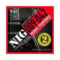Encordoamento Nig Duplo 2n63 P/ Guitarra 9/42 - Ec0384 - 1