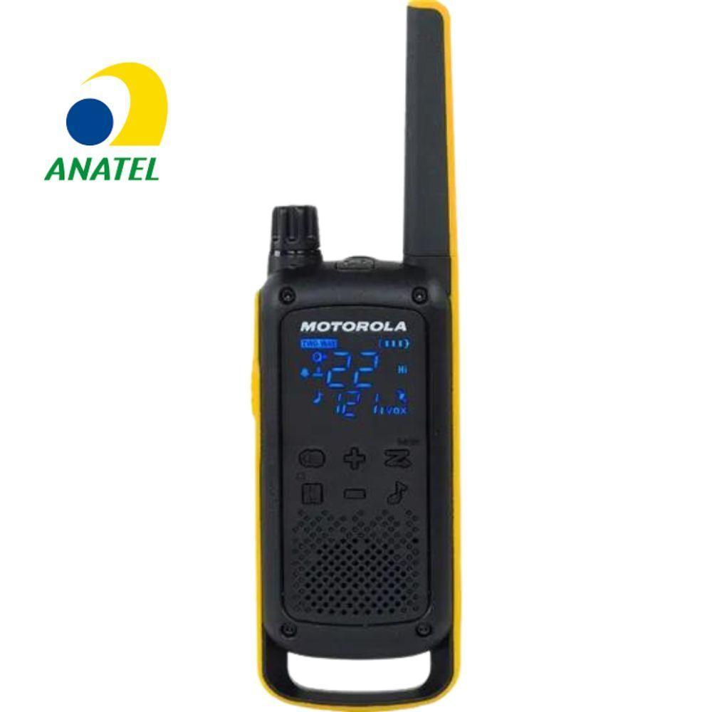 Kit 4x Rádio Comunicador Motorola T470br 35km Ht Talkabout - 2