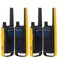 Kit 4x Rádio Comunicador Motorola T470br 35km Ht Talkabout - 1