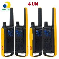 Kit 4x Rádio Comunicador Motorola T470br 35km Ht Talkabout - 3