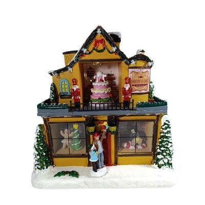 Doceria Natalina C/movimento Iluminada E C/som Florarte