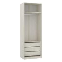Guarda Roupa 2 Portas 80cm Legno Crema Com Connect - 5