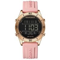 Relógio Feminino Esportivo Tela Lcd Digital Pulseira Silicone Impermeavel 3atm Rosa - 1