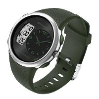 Relógio Sanda Eletrónico Digital De Dupla Exibição 50 M Design Preto Verde - 1