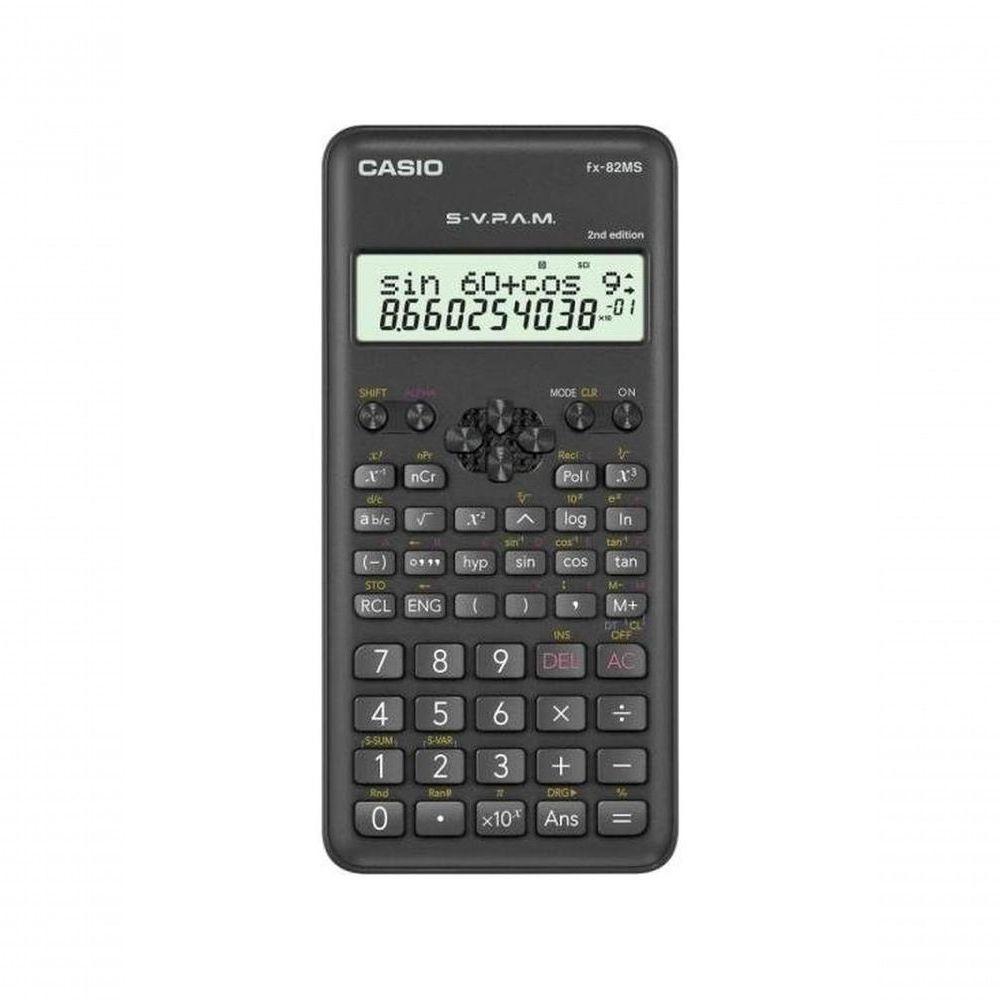 Calculadora Científica Casio Fx-82ms-2-s4-dh 240 Funções Preta - 1