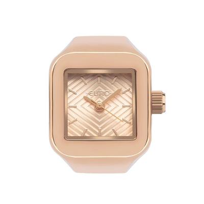 Relógio Anel Euro Feminino Unique Rosé - Eu2035ywy-4ji Eu2035ywy-4ji