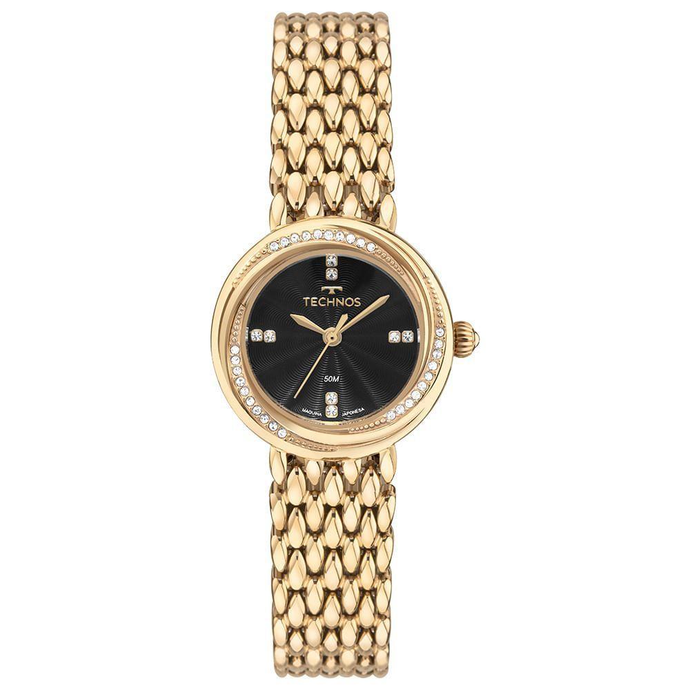 Relógio Technos Feminino Mini Joia Dourado - 2035nbl-1p - 1